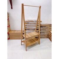 Giá treo quần áo, Kệ Treo Quần Áo Chữ A 2 Tầng Đa Năng Gỗ MDF Cao Cấp GIÁ XƯỞNG