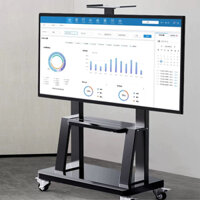 Giá treo tivi di động 55 - 85 INCH thương hiệu GAPI thiết kế kệ có bánh xe tiện lợi khung thép dày - GM172
