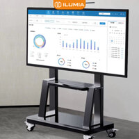 Giá treo tivi di động 55 - 85 INCH kệ treo tivi có bánh xe tiện lợi khung thép dày thương hiệu ILUMIA_GM172