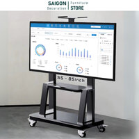 Giá treo tivi di động 55 - 85 inch điều chỉnh chiều cao khung thép chịu lực cao SAIGON - SGM172