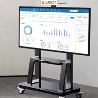 Giá treo tivi di động 55 - 85 INCH thương hiệu IGA với thiết kế kệ có bánh xe tiện lợi - GM172