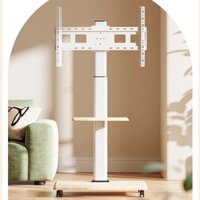 Giá treo tivi di động mầu trắng 32 - 70 inch, giá treo tivi có bánh xe, ưu việt hơn NB AVA1500