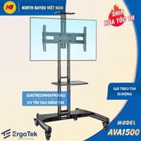 Giá Treo Tivi Di Động NB AVA1500 32 - 75 Inch - Khung Kệ Treo Tivi Phòng Họp Hội Nghị Trực Tuyến Có Bánh Xe