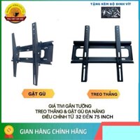 Giá treo Tivi gắn tường KHANG THỊNH đa năng 32-55" và 42-75" loại treo thẳng & gật gù, nghiêng