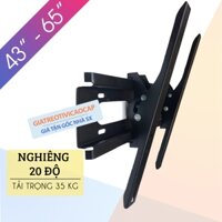 Giá Treo Tivi Gật Gù KC7 43 - 50 - 55 - 60 - 65 inch - Giá Treo Tivi Điều Chỉnh Góc Nghiêng 20 Độ