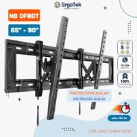 Giá Treo Tivi Gật Gù NB DF80T 65 - 90 Inch - Khung Treo Tivi Điều Chỉnh Góc Nghiêng [ Cao Cấp Hơn NB C2T ]