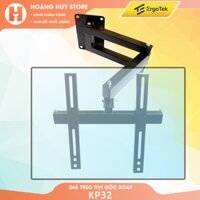 Giá Treo Tivi Góc Tường KP32 26 - 32 - 43 Inch - Khung Treo Tivi Xoay 180 Độ 2 Cánh Tay Linh Hoạt - [ Rẻ Hơn NB P4 ]