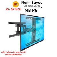 Giá Treo Tivi Góc Xoay Đa Năng 45 - 80 Inch Model NB P6 - HÀNG CHÍNH HÃNG