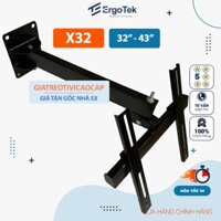 Giá treo tivi góc xoay X32 26 - 32 - 43 inch - Khung treo tivi góc tường tiện lợi [ Rẻ Hơn NB P4 ]