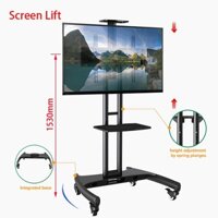 Giá Treo Tivi NB-AVA1500 [ Phù hợp Màn Hình 32" - 65" ] Hàng Cao Cấp Có Giá Đỡ Máy Chiếu Phía Trên.