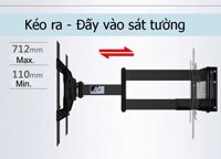 Giá treo tivi NB - SP2 nhập khẩu xoay được tivi 90 độ vuông góc với tường