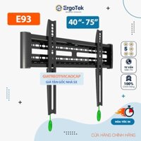 Giá treo tivi siêu mỏng 2.9 cm ErgoTek E93 40 - 75 Inch - Giá Treo TV cố định Sát Tường Phẳng [ Rẻ Hơn NB C3F ]