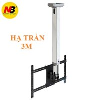 GIÁ TREO TIVI THẢ TRẦN DÀI 3 MÉT NB T7030 (32"- 70")