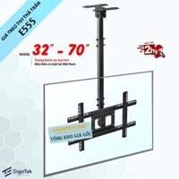 Giá Treo Tivi Thả Trần ErgoTek E555 32 - 70 Inch - Giá Treo Tivi Trên Trần Nhà Đa Năng [ Rẻ Hơn NB T560-15 ]
