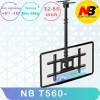 Giá Treo Tivi Thả Trần NBT560 32-40-43-50 - 60 - 65 Inch - Khung Treo Tivi Ngược Trần Nhập Khẩu NB
