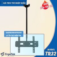 Giá treo tivi thả trần TR32 32 - 43 inch - Giá Treo Tivi Ngược Trần - Độ dài 1.5 mét - Độ nghiêng 15 độ