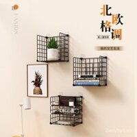 Giá treo tường không cần khoan cho hộp giải mã, bộ định tuyến, máy chiếu, giá đỡ, giá treo tường đầu giường, giá treo tường, kệ lưu trữ tường