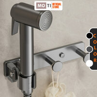 Giá Treo Vòi Hoa Sen, Giá Đỡ Tay Sen Kèm Móc Treo Đồ Chất Liệu Nhôm Không Gỉ Chịu Lực Siêu Tốt