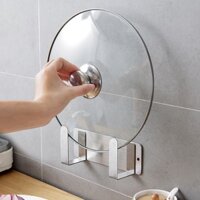 Giá treo vung nồi đa năng inox 304 treo thớt, chảo dễ dàng dán tường