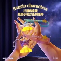 Giá Trị Cao Chính Hãng Sanrio Ngôi Sao Dạ Quang Ánh Sáng Ban Đêm Giai Điệu Mặt Dây Chuyền Túi Đi Học Mặt Dây Chuyền Cô Gái Trái Tim Móc Khóa