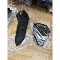 Giá trọn bộ 2 món Ốp pô +Ốp quạt gió xe AB Air blade đời 2020 -2021 (giá rẻ như cho )