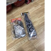 Giá trọn bộ 2 món Sàn chân +Ốp quạt gió xe AB Air blade đời 2022 -23 máy 125-160) cực đẹp giá rẻ