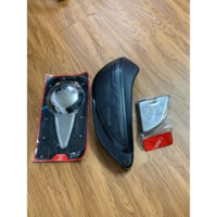 Giá trọn bộ 3 món Ốp bầu gió (pô e)+Ốp lốc máy +Ốp gác chân sau (xe SH nhập khẩu Ý )