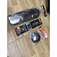 Giá trọn bộ 3 món Ốp pô +Thanh nẹp pô +Ốp lốc máy (xe SH nhập khẩu Ý ) inox cao cấp sáng bóng