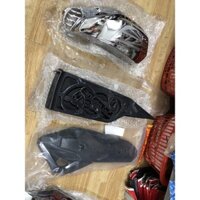 Giá trọn bộ 3 món ốp xe AB Air blade đời 2016->2019 bao gồm Sàn chân +Ốp pô +Ốp bầu gió (pô e )-giá rẻ