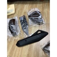 Giá trọn bộ 4 món ốp đủ xe AB Air blade đời 2013->2015 bao gồm Sàn chân +Ốp pô +Ốp quạt gió +Ốp bầu gió (pô e ) giá rẻ
