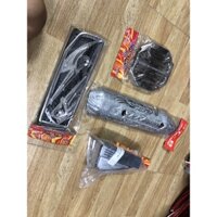 Giá trọn bộ 4 món ốp đủ xe AB Air blade đời 2009-2010 gồm có Sàn chân +Ốp pô +Ốp quạt gió +Ốp bầu gió (pô e ) giá rẻ