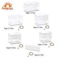 Giá trưng bày Kệ sắp xếp Trang trí Kệ Bảo vệ chống bụi Mặt bàn Tủ lưu trữ khối để sưu tập Đồ chơi sắp xếp