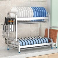 ✺Giá úp bát đĩa thoát nước inox 304 giá để bát đũa ống nhà bếp giá đỡ bát đĩa đa năng giá treo bát phong cách mới