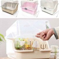 Giá úp bình sữa có nắp đậy