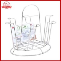 Giá úp ly tròn inox Sta Ami Hàn Quốc ST-299 (210 x 150 x 180 mm)