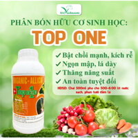 [Giá ưu đãi] Combo 10 lọ phân bón hữu cơ Top One dành cho rau sạch, rau củ quả  - Lọ 500ml