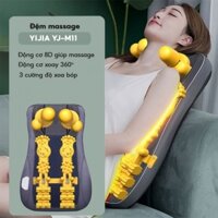 [GIÁ ƯU ĐÃI] Đệm massage xoa bóp lưng cổ vai gáy YIJIA YJ-M11 - Dòng cấm điện