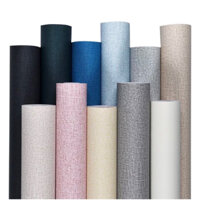 giả vải giấy dán tường 10m keo khổ 60cm