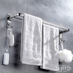 Giá vắt, treo khăn kép inox Zento HA4609