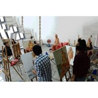 Giá vẽ tranh [3 SIZE ] Gỗ Thông Tự Nhiên , Các Loại Cỡ , ( Kích Thước 36*65 , 55*130 và 65*150 ) cao cap