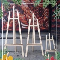 Giá vẽ tranh [3 SIZE ] Gỗ Thông Tự Nhiên , Các Loại Cỡ , ( Kích Thước  36*65 , 55*130 và 65*150 )