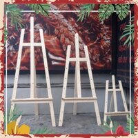 Giá vẽ tranh [3 SIZE ] Gỗ Thông Tự Nhiên , Các Loại Cỡ , ( Kích Thước  36*65 , 55*130 và 65*150 )