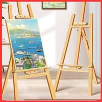 Giá vẽ tranh gấp gọn gỗ thông [HÀNG NHẬP KHẨU] gia để ảnh cưới-giá trưng bày mẫu-giá gỗ để bảng