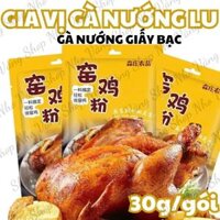 Gia vị gà nướng lu gà nướng giấy bạc 30g đơn giản làm tại nhà