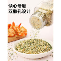 Gia vị hỗn hợp muối tỏi và rau mùi tây, muối biển nghiền, hạt tiêu đen, bột gia vị muối tỏi và rau mùi tây cho món bít tết
