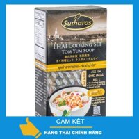 Gia Vị Nấu Lẩu Thái Ngon Chuẩn Vị Sutharos Tom Yum Soup 50g Thái Lan nhập khẩu