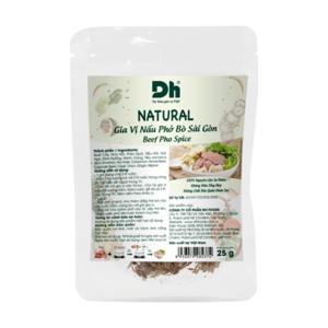 Gia vị nấu phở bò DH Foods Natural vị Sài Gòn gói 25g