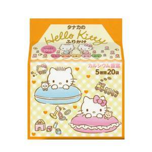 Gia vị rắc cơm Hello Kitty 4 loại cá (8 gói x 2gr)