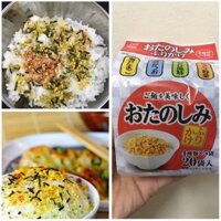 Gia vị rắc cơm Nhật Bản 6 vị (30 gói nhỏ-date 2020)