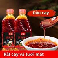 Gia vị rau củ dầu đỏ Ớt Mì lạnh dầu ớt Liangpi vài lát phổi Gia vị 420g